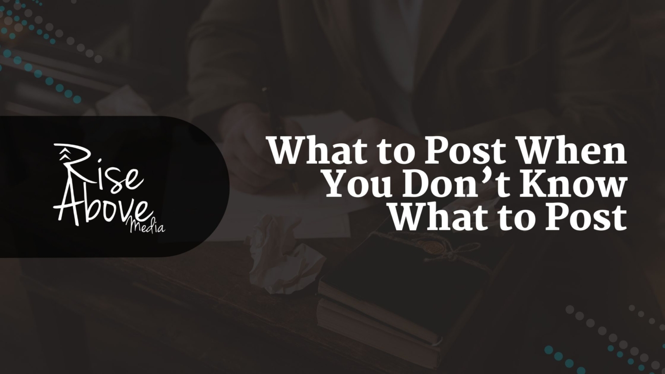 July Blog- What to Post Header